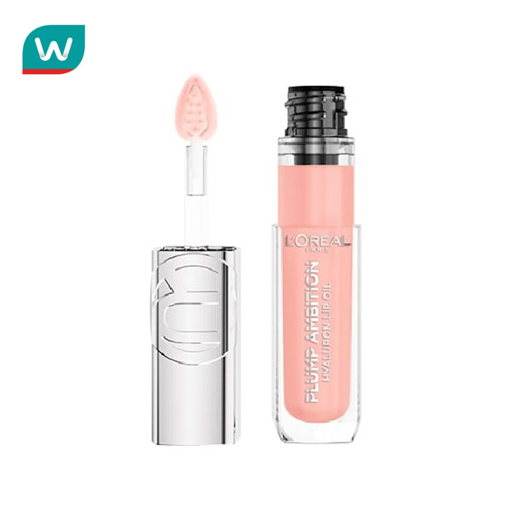 L'Oreal Makeup ลอรีอัล ปารีส พลัมพ์ แอมบิชั่น ลิป ออยล์ 5มล. 201 มิลค์กี้ นู