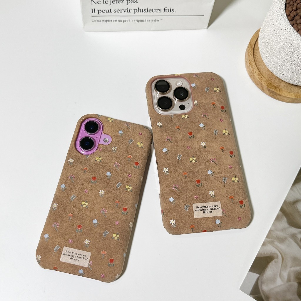 (มี16) สินค้าพร้อมส่ง เคสมือถือ ลาย หนังน้ำตาอกไม้ รหัส TPU-r1855