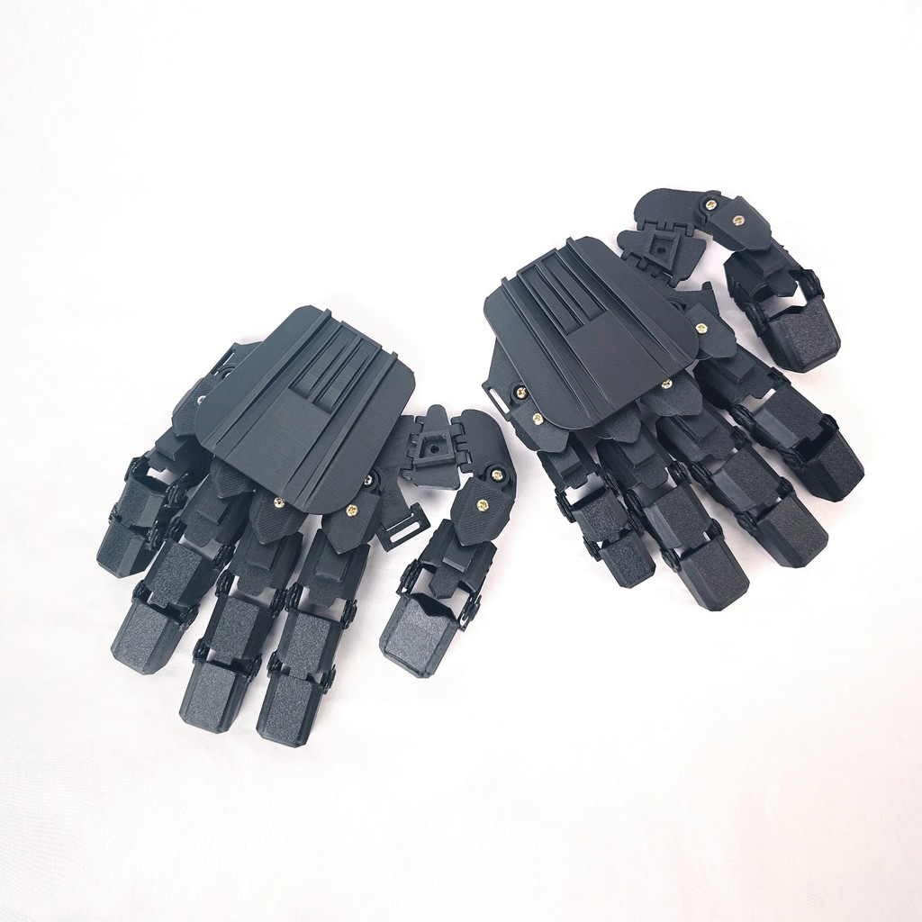 [จัดส่งด่วน] Cyberpunk Mechanical Gloves DIY Cosplay Prop .ACCESSORY STYLISH ARMOR