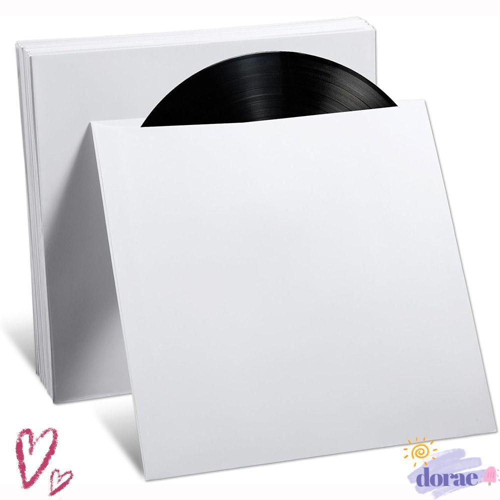 DORAE Vinyl Records Sleeve, 12 นิ้ว Square LP Vinyl Record Cover, Resealable Record Storage Bags