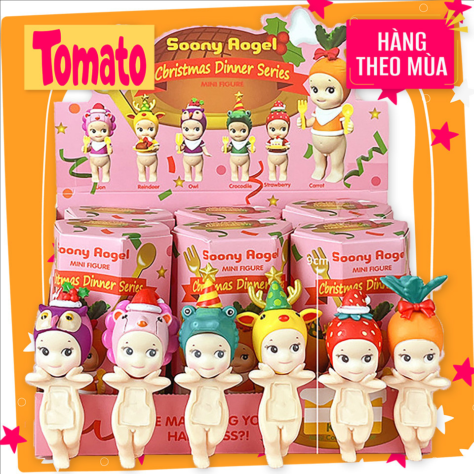 Beautiful Edition SONNY ANGEL Hippers Christmas Dinner Blindbox Phone Sticker Accessories ของขวัญตกแ