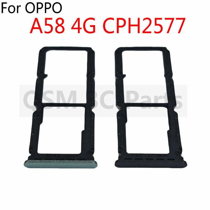 ที่วางถาดซิมการ์ดทดแทนสําหรับ Oppo A58 4G CPH2577