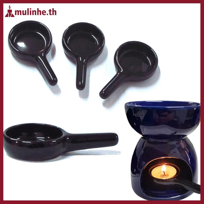 MULINHE เซรามิค Aroma Burner Burner Aromatherapy เชิงเทียน TH