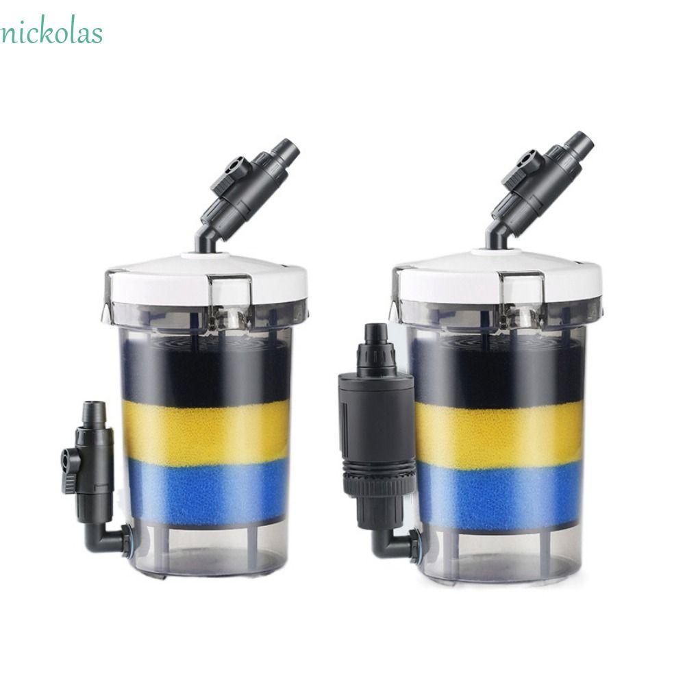 NICKOLAS Pre-Filter Fish Tank Filter Barrel, Aquarium Filter Bucket Pre Filter Bucket Ultra-quiet พร
