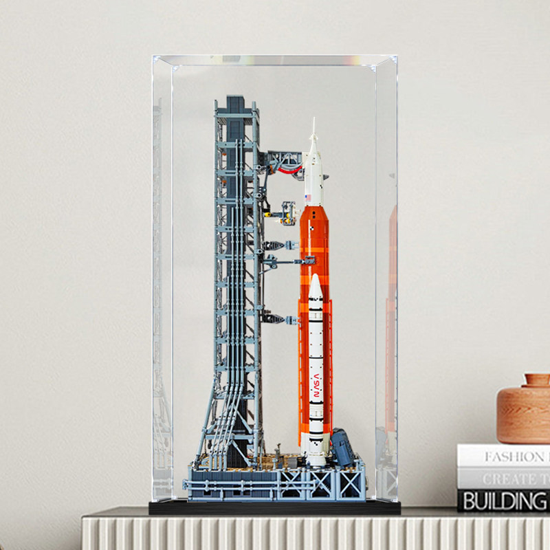 เคสจอแสดงผลอะคริลิคใสสําหรับ Lego 10341 NASA Artemis Space Launch System Collector Showcase