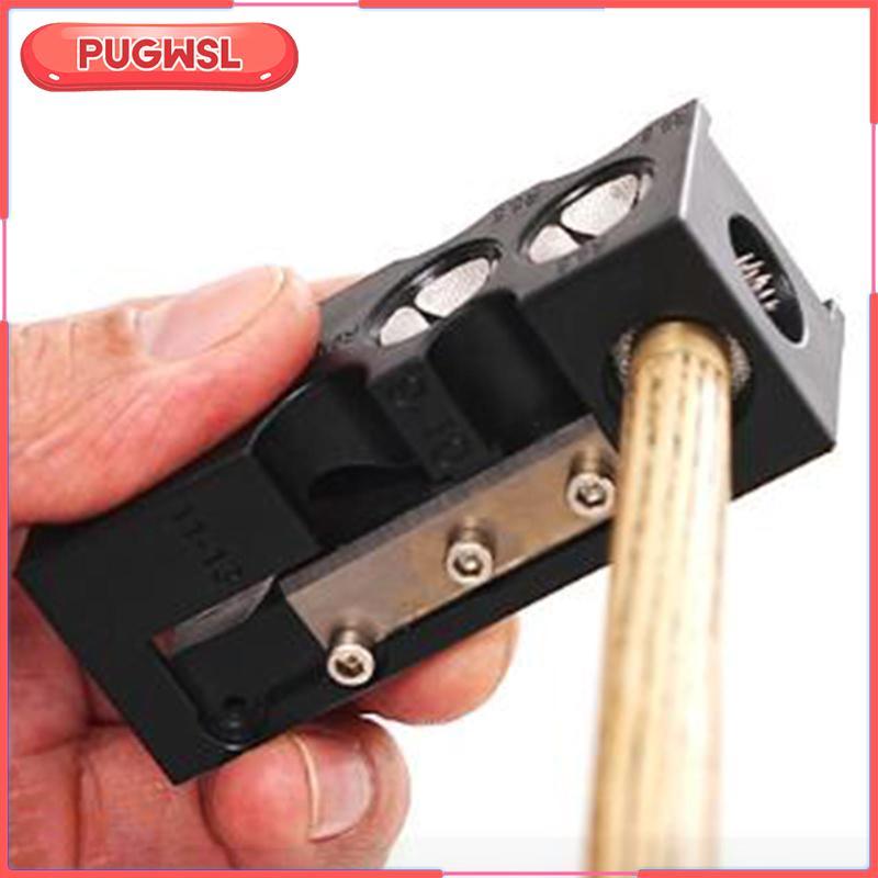 13 in 1 Pool Cue Tip Shaper อุปกรณ์สำหรับนักบิลเลียดและผู้ชื่นชอบการซ่อมแซมไม้ cue