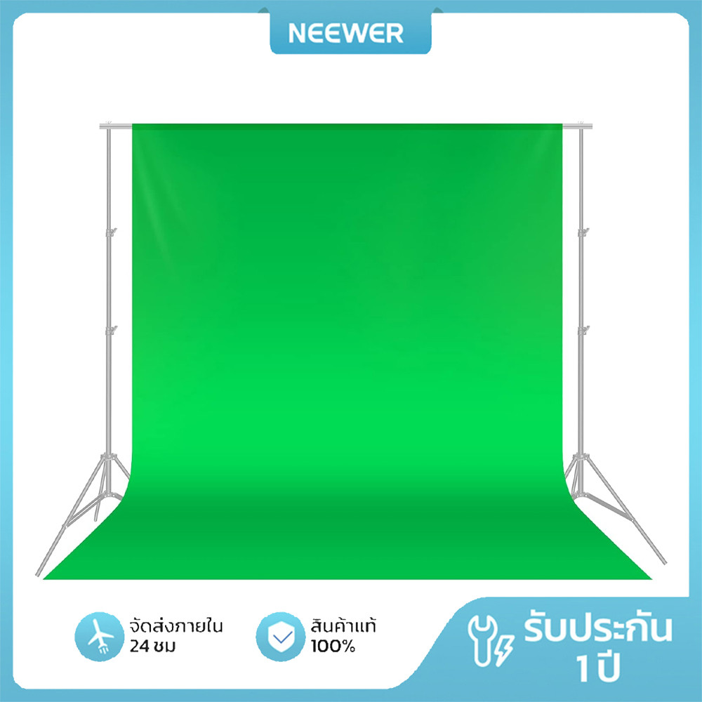 Neewer BD-1012 Photo Studio พรีเมี่ยมโพลีเอสเตอร์ฉากหลัง3 x 3.6M/ 9.8 x11.8ft (สีเขียว)