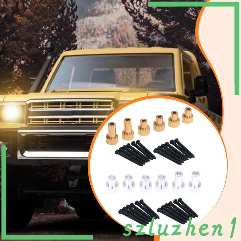 [Szluzhen1] 6 ชิ้น RC รถเชลล์เพิ่มความสูงคอลัมน์อุปกรณ์เสริมอัพเกรดอะไหล่สําหรับ LC79 1/12
