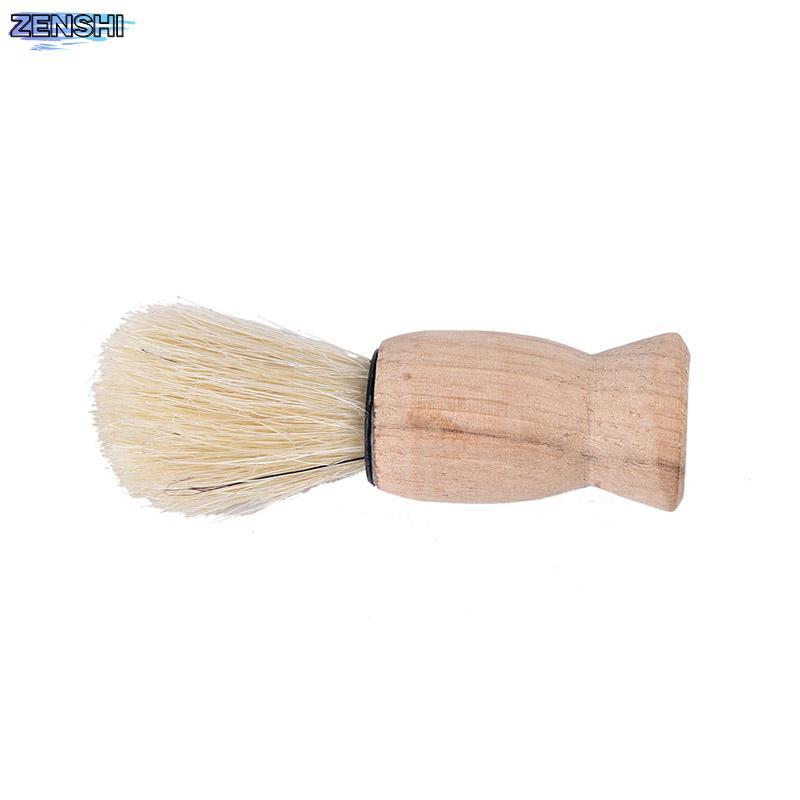 Zensiaaa 1x pro ด้ามไม้ badger ผมเคราโกนหนวดแปรงสําหรับผู้ชายเครื่องมือตัดผมหนวด