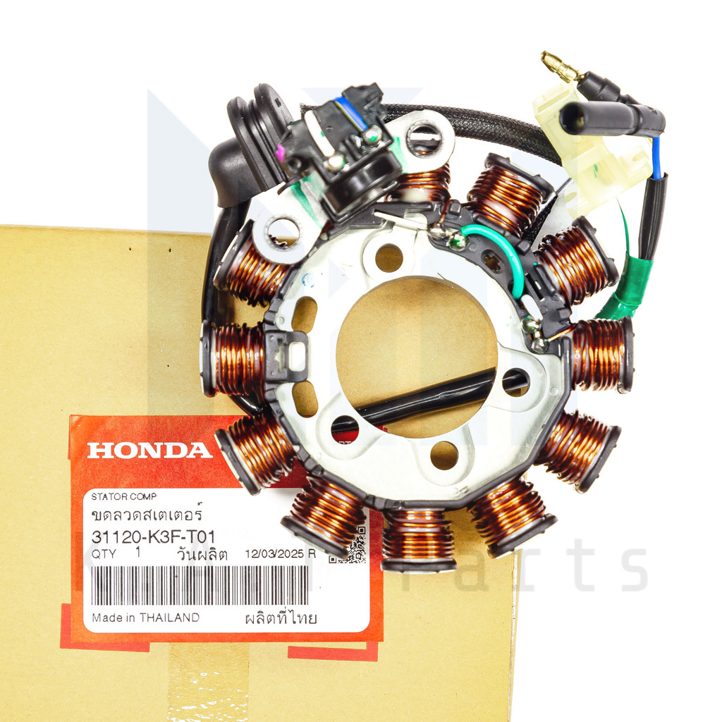 มัดไฟ.ขดลวดสเตเตอร์ เวฟ125i 2023+ แท้ศูนย์ (31120-K3F-T01)