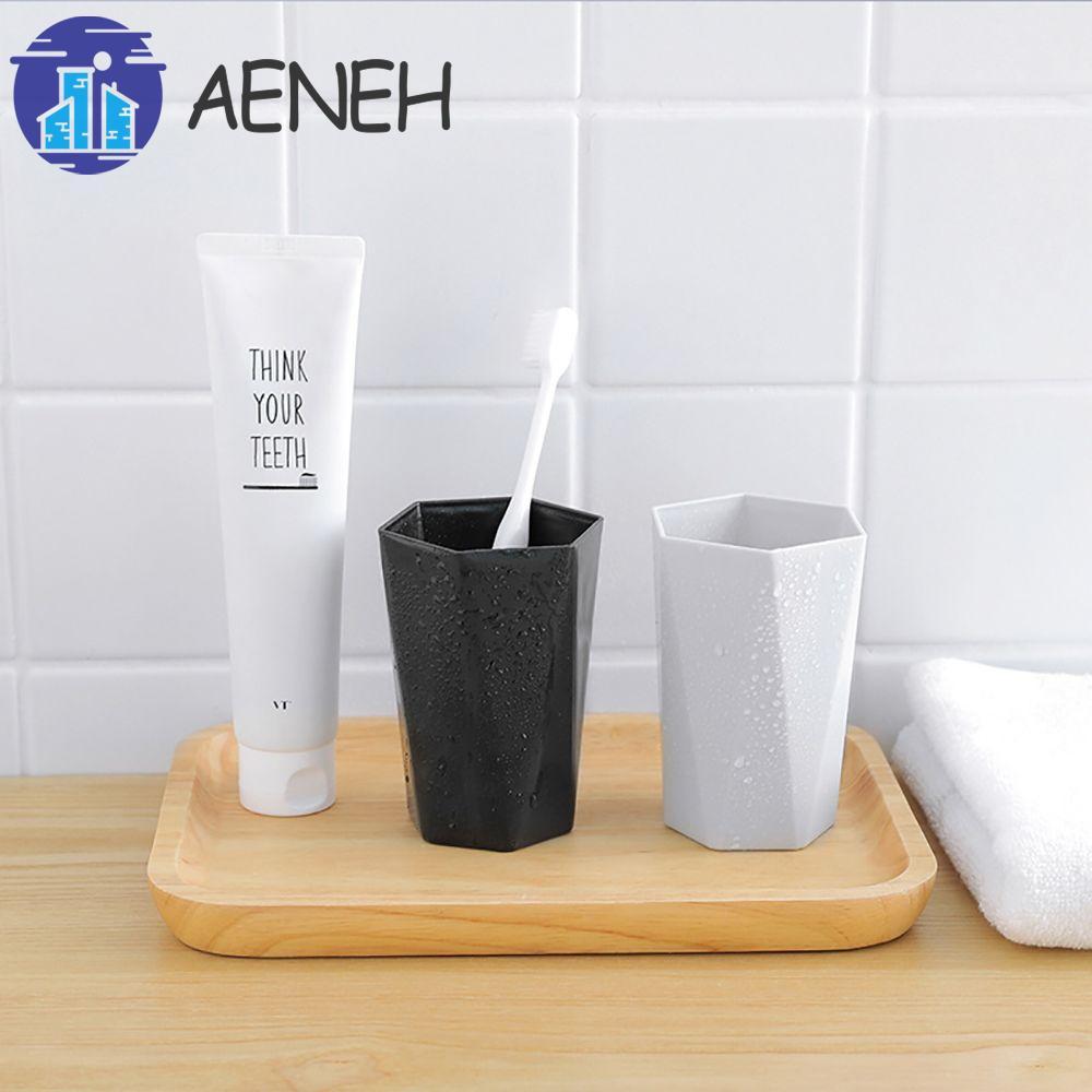 AENEH แก้วน้ําในห้องน้ําดื่มครัวเพื่อสุขภาพสําหรับน้ําผลไม้พลาสติกแบบใช้ซ้ําได้สไตล์นอร์ดิก C0ffee แ