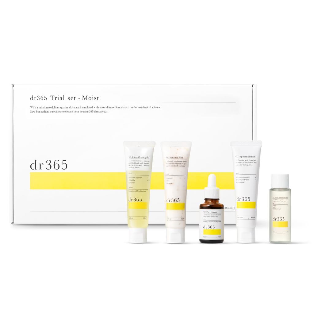 dr365 ชุดทดลอง มอยส์เจอร์ไรเซอร์วิตามินซี เครื่องสำอางชุด รูขุมขนชุ่มชื้น เคราตินแคร์ การดูแลริ้วรอย