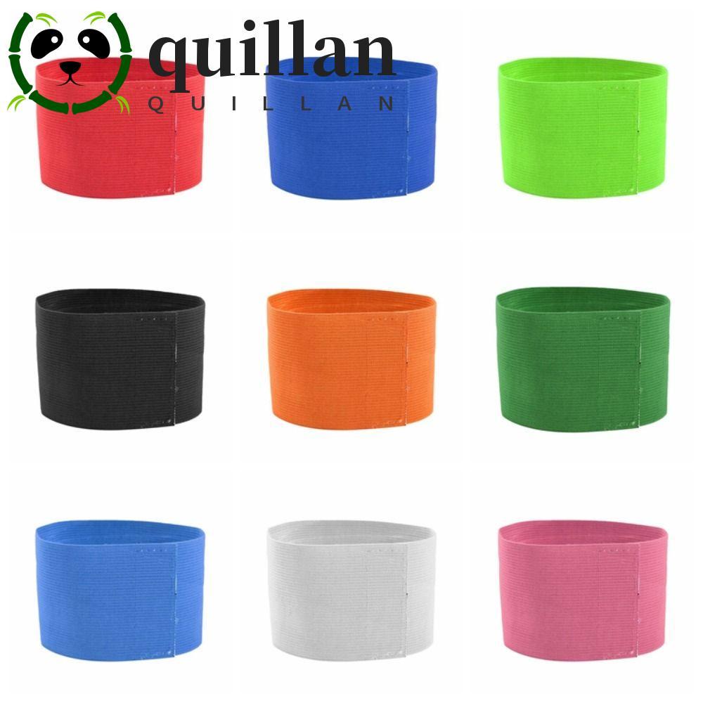 ปลอกแขนกัปตันฟุตบอล QUILLAN, ออกแบบเพื่อกันลื่นและยืดหยุ่น, สวมใส่ง่ายสำหรับการเล่นกีฬาหรือนอกอากาศ