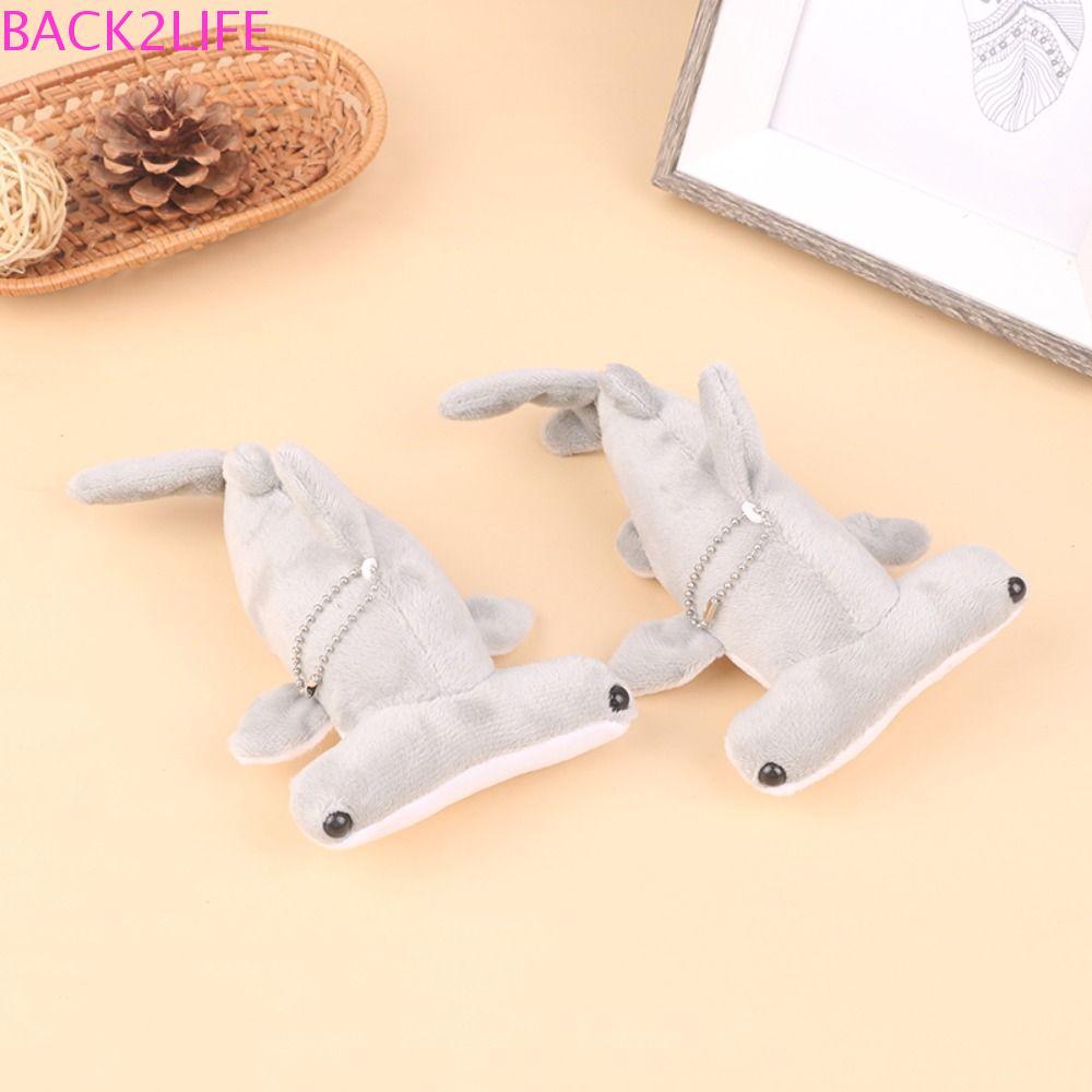 BACK2LIFE Hammerhead Shark ตุ๊กตาผ้ากํามะหยี่ของขวัญวันเกิดน่ารักพวงกุญแจของเล่นนุ่มการ์ตูนสัตว์ของข