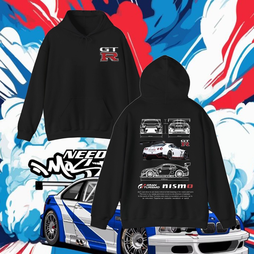 Hoodies สำหรับผู้ชาย Sports Nissan GTR Nissan Polo Shirt GTR  แฟชั่น Cotton Hoodies M-3XL
