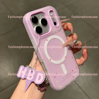 เคสแข็ง ลายการ์ตูน มีแม่เหล็ก ป้องกันรอย กันกระแทก เข้ากับ iPhone 12-17 Pro Max ทุกรุ่น XPGDCXK013