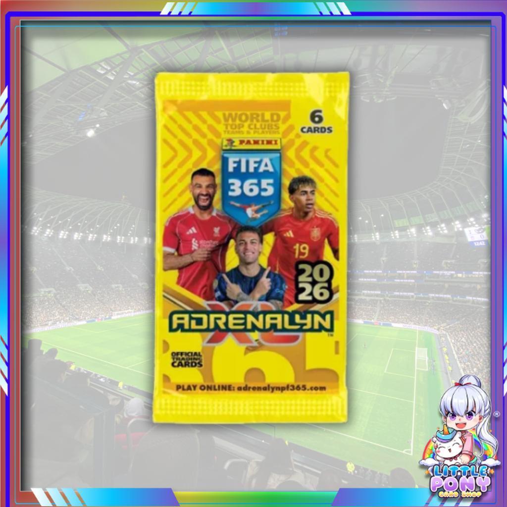 พร้อมส่ง!! แยกซอง  การ์ดสะสมฟุตบอล Panini FIFA 365 2026 Adrenalyn XL (p4) ( 50 กรัม )