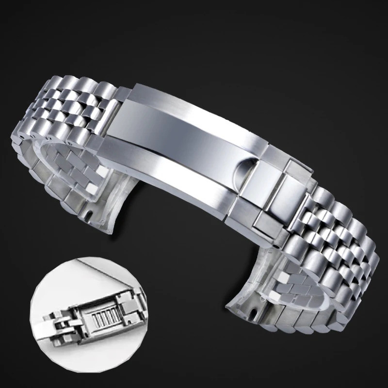 Jubilee สายนาฬิกาสําหรับ Rolex Sub GMT Yacht Daytona สายนาฬิกาสร้อยข้อมือหรูหรา Mod อะไหล่อุปกรณ์เสร