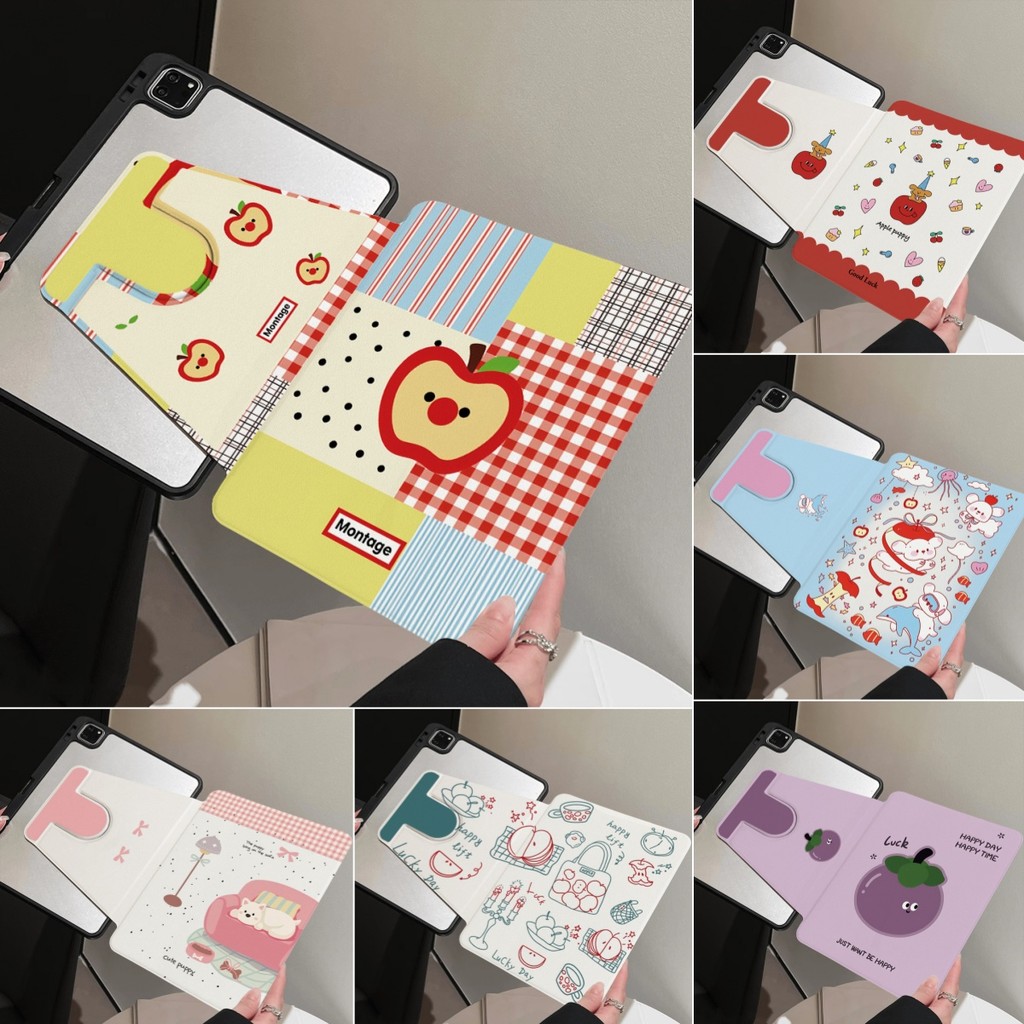 เคสแท็บเล็ตหมุนได้ 360° for Samsung Tab S8 A8 S7 S9 S10 fe S6 Lite 10.4นิ้ว 11นิ้ว A9plus A11 plus เคส พร้อมช่องใส่ปากกา