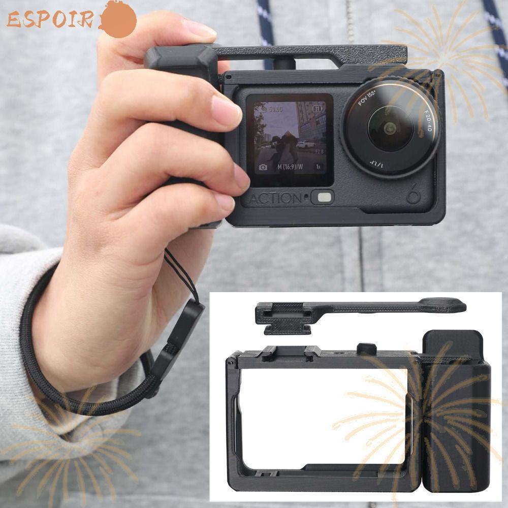 ESPOIR1 Xplorer Grip Kit กรอบกล้อง, Quick Release น้ําหนักเบากล้อง Grip Handle, ปุ่มชัตเตอร์พลาสติก 