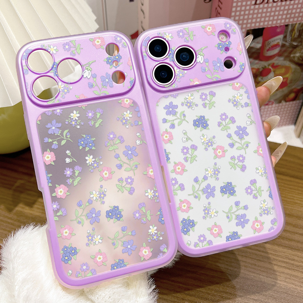 เคสมือถือ for iPhone 13 16 17 Pro Max Case iPhone 17 14 15 Pro Max 14 Pro 17 Air เปลี่ยนเป็น 17 ทันที การ์ตูนดอกไม้ 2in1