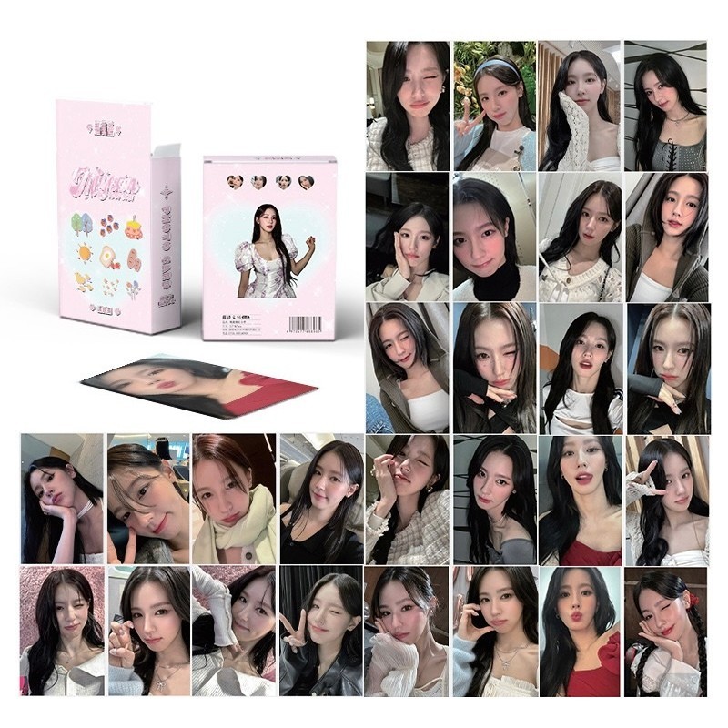 MINNIE 55 GIDLE HOLOGRAM โฟโต้การ์ด LOMOCARD PHOTO CARD KPOP LOMOCARD KPOPERS ภาพถ่าย