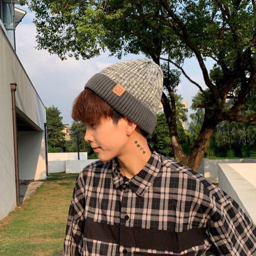 หมวกถักนิตติ้งWarm Windproof Beanies สำหรับผู้หญิงและผู้ชาย จากวัสดุคล้ายขนแกะโพลีเอสเตอร์ กันลมหนาว - รูปที่ 6