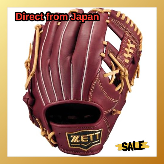 Direct From Japan ZETT Softball Glove, Soft Steer All-Round Bordeaux B/Pastel (4032) Size:3 BRGB3551