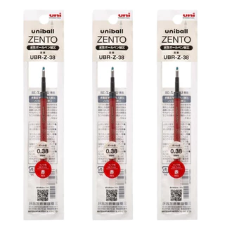 ZENTO uniball Refills Ballpoint Pen , Set of 3 , Mitsubishi Uni Made in Japan Original