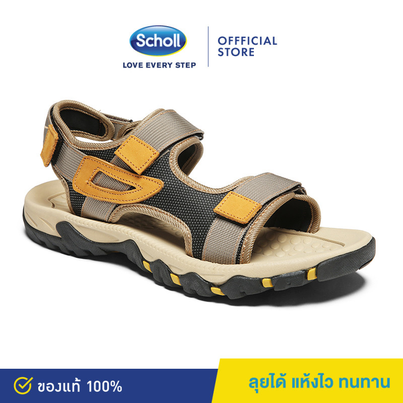Scholl รองเท้าสกอลล์-มาริโอ้ Mario รองเท้าสำหรับผู้ชายและผู้หญิง รองเท้าสุขภาพ Plus Size：EU38-EU47 E