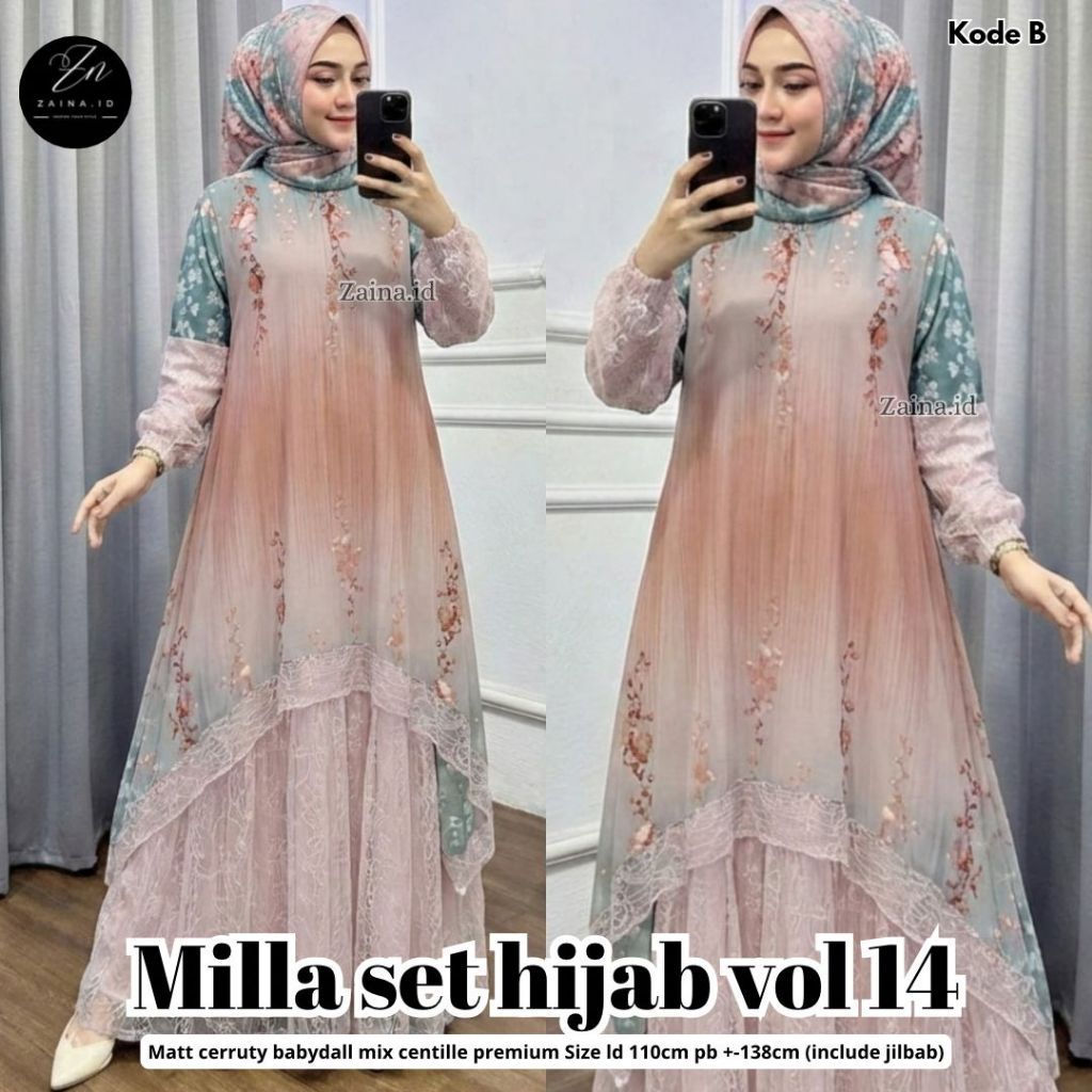2002 MILLA SET HIJAB VOL 14 Zn // ONESTUFF