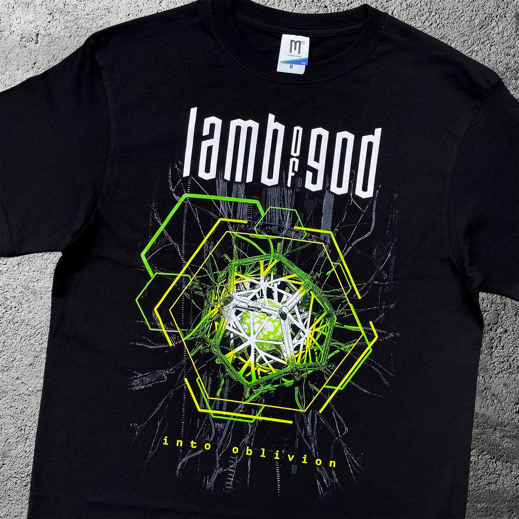 เสื้อยืด LAMB OF GOD BAND - INTO OBLIVION