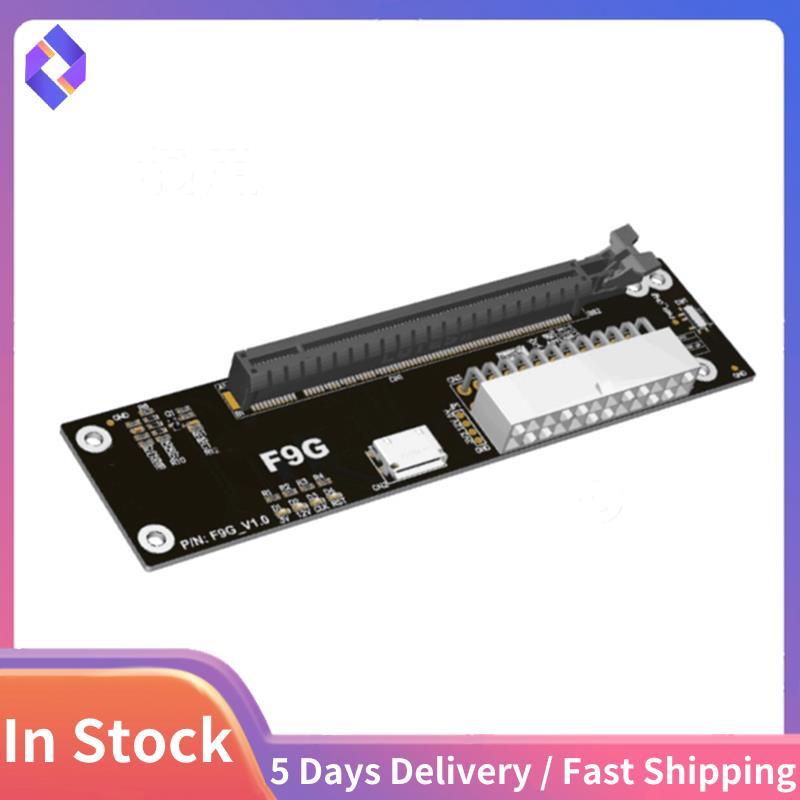 F9G OCuLink อินเทอร์เฟซกราฟิกการ์ดภายนอก Docking Station ATX ประเภทเปิด PCIe4.0 64Gbps การถ่ายโอนข้อ