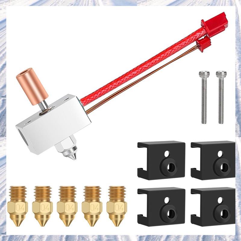 Sprite Extruder อัพเกรดเครื่องทําความร้อนบล็อกชุดอุณหภูมิสูง 300℃ ฮีทซิงค์ไทเทเนียมสําหรับ 3 S1/Ende