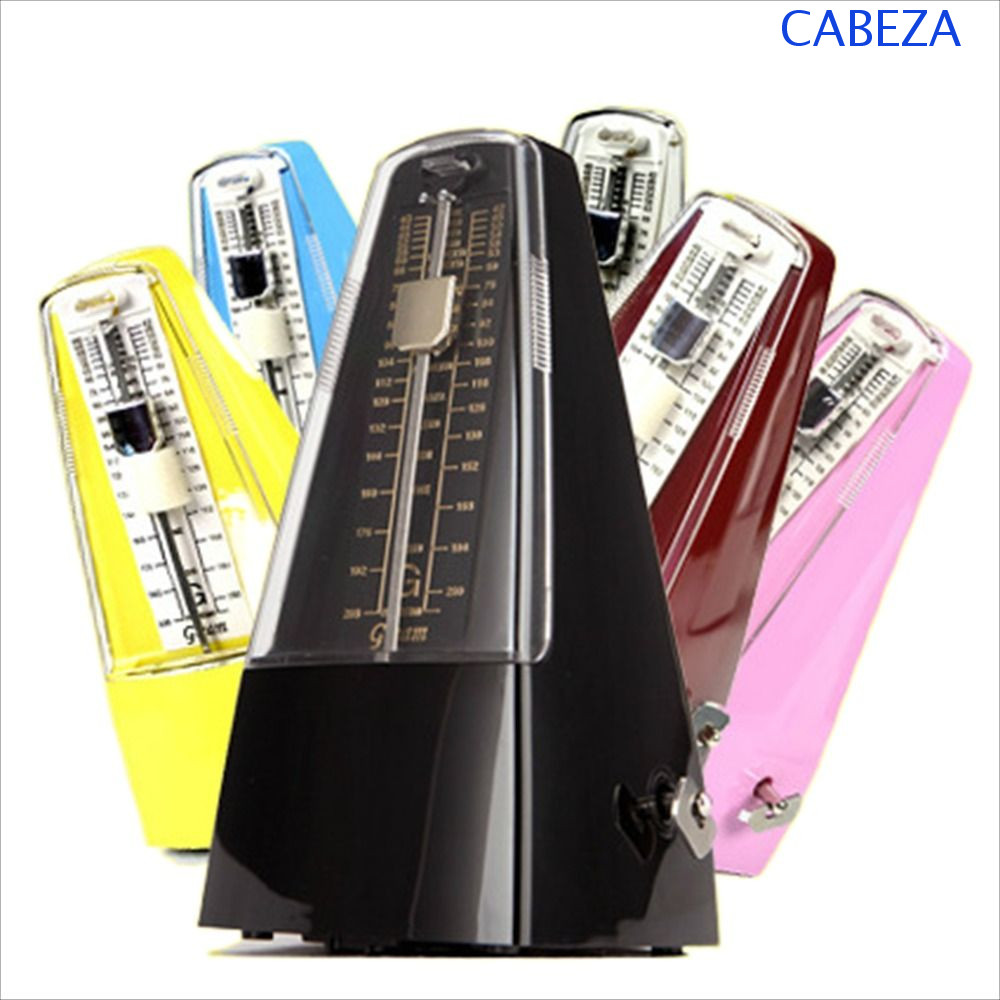 CABEZA Mechanical Metronome, เครื่องดนตรีโลหะการเคลื่อนไหวเปียโน Metronome, กีตาร์อุปกรณ์เสริมความแม่นยําสูงสไตล์วินเทจกีตาร์โบราณ Metronome Bass กลอง