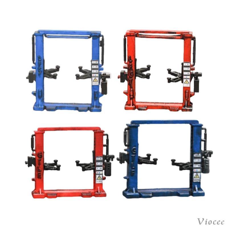 [Viocee] RC Car Repair Work Stand Miniature Manual Lift แพลตฟอร์มปรับคอลัมน์คู่ขาตั้งยกวัสดุ PP เหมา