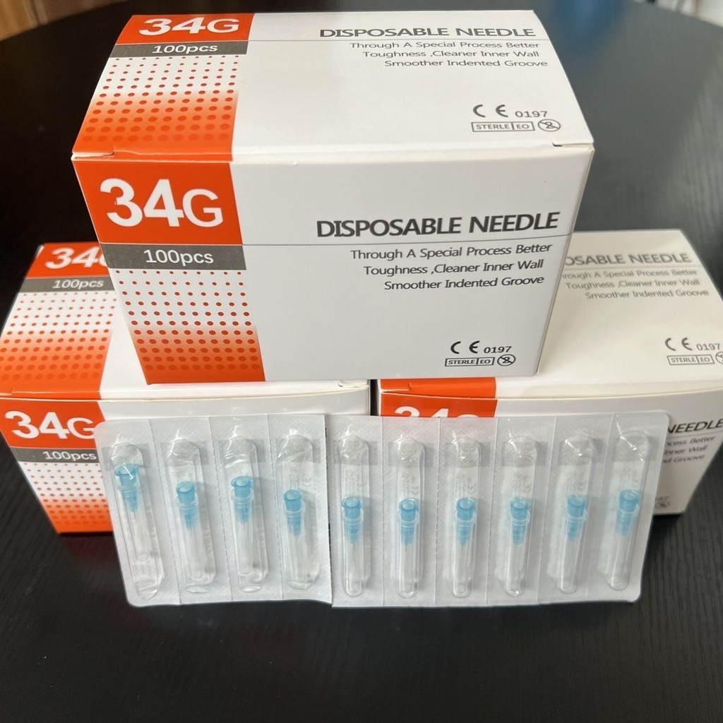 25g30g32g32g34g เข็มคม 2.5mm4mm beauty micro-ศัลยกรรม pain25g30g32g34g เข็มคม 2.5mm4mm beauty micro-