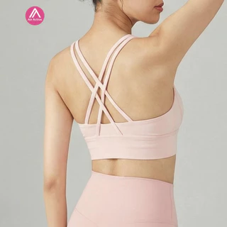 OLALA LEISURE ชุดชั้นในสําหรับการเล่นโยคะและฟิตเนส กันกระแทก ลื่นไหล สีนู้ด