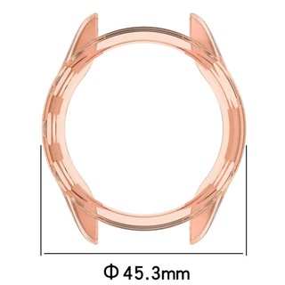 กรณี TPU โปร่งใส for Garmin Forerunner 165/Forerunner 165 Music ป้องกัน Gores เชลล์ป้องกันหน้าจออ่อนกรอบฝากกันชน