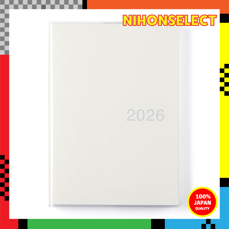 Muji 2025 Monthly/Daily Planner - December Start, Monday Start, A5 & B6 Options, White & Black