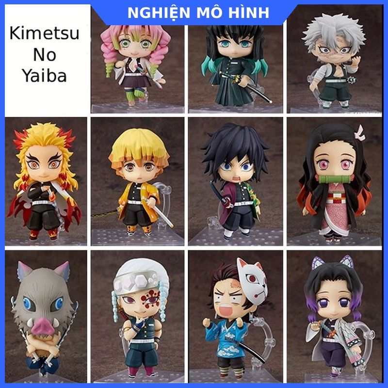 Nendoroid รุ่น Demon Slayer Kimetsu ไม่มี Yaiba Muichiro Mitsuri Sanemi Genya Nezuko Zenitsu Shinobu
