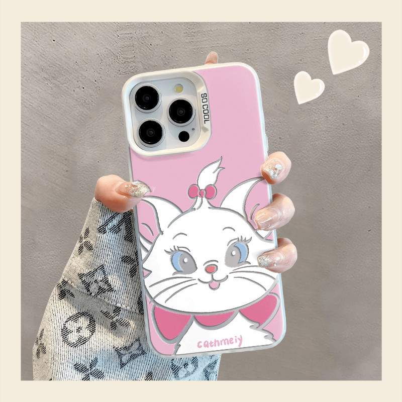Marie CatปลอกสําหรับOppo A55 A57 A16 กรณีค้นหาX5 X6 X7 X8 X9 PRO V23 11 10 PRO RENO 15 14 13 12 11 10 9 8T 7 6 5 8Z 7Z Pro MAXฝาครอบกล้องกันกระแทกMSCY