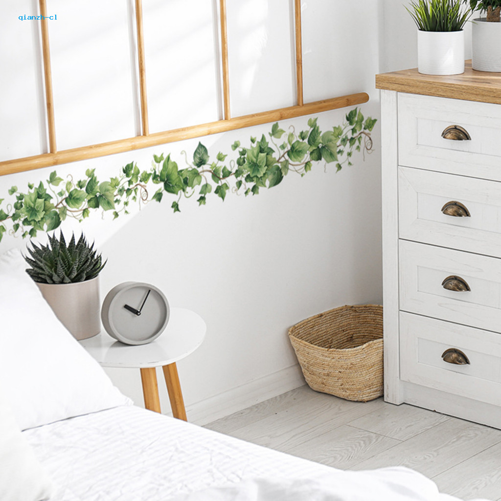 ทนทาน Pvc Wall Decals Pvc Leaf Decals สติ๊กเกอร์ติดผนัง Self-กาว Leaf Decals สําหรับห้องนอนหอพักใช้ง