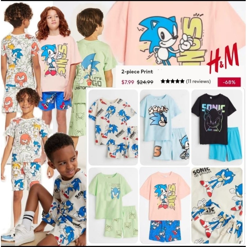 HM Sonic 10-14+ ชุดเด็กผู้ชาย / HNM Set Boy - พื้นที่ครอบครัว