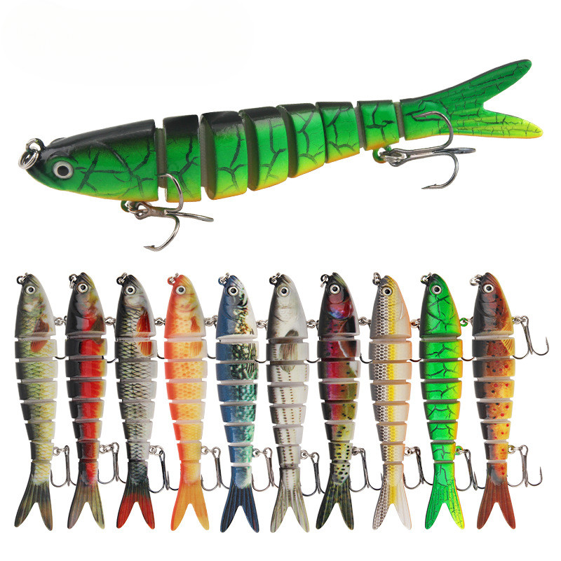 Luya Long Throwing Bait 13.5 cm 23 g ปลอมตัวหลายท่อน อุปกรณ์ล่อปลาคุณภาพดี