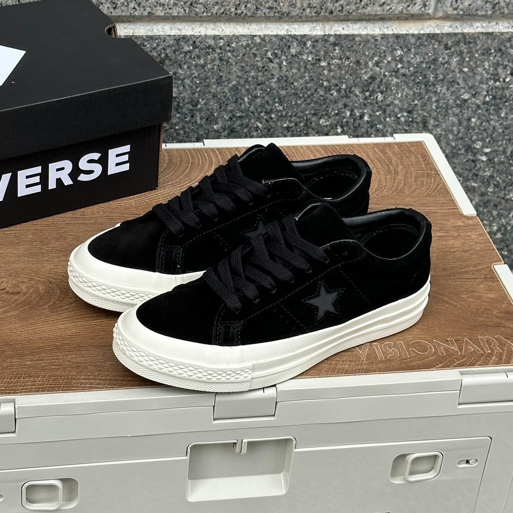 Converse One Star Black 3M Star Low cut Casual Board Shoes