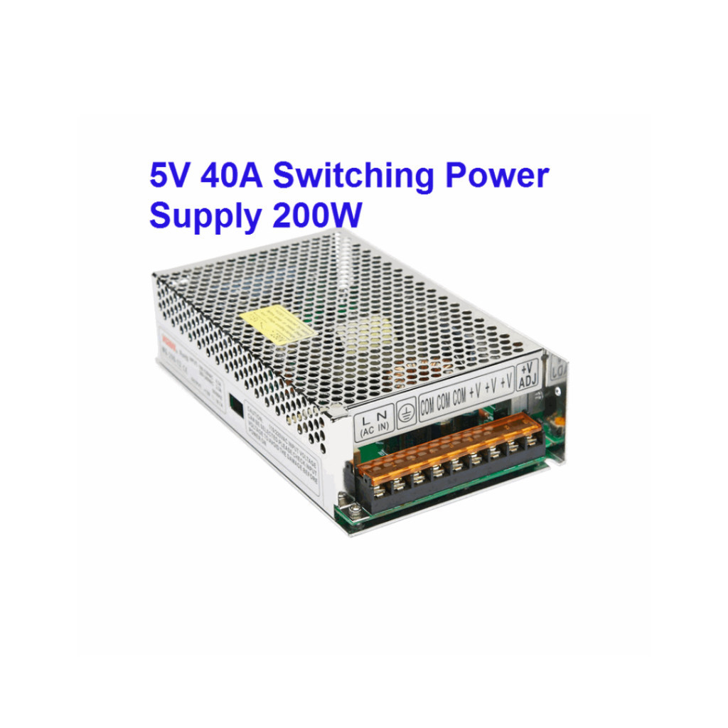 5V 40A Switching Power Supply 200W (S-200-05)