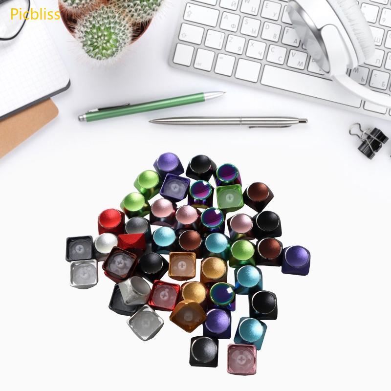 Picbliss 1PC สําหรับ Creative Keycap XDA Profile Aluminium สําหรับฝาครอบกุญแจสําหรับกลไก