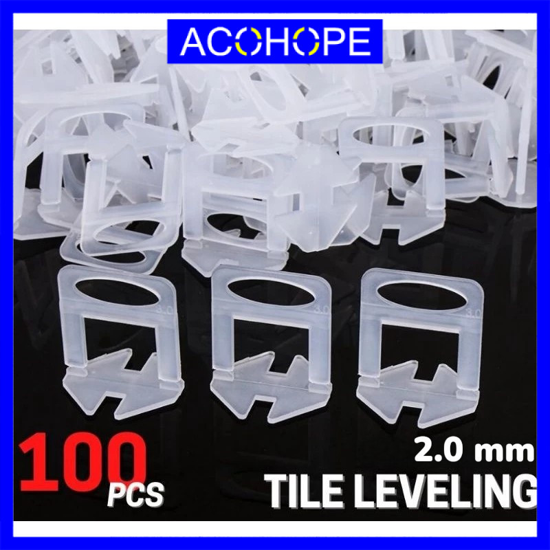 Afope Ceramic Tile Leveling Spacer Clip 100 ชิ้น - Y0150