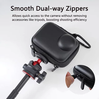 กรณีเก็บข้อมูลสำหรับ Insta360 Go Ultra Travel Carry Bag ปกป้องกันร่างกายกรณีจัดงานแบบพกพาพร้อมคาราบินสำหรับ GO-Ultra